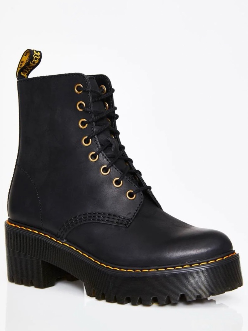 Dr. Martens Shriver Hi Leather Lace Up Boots